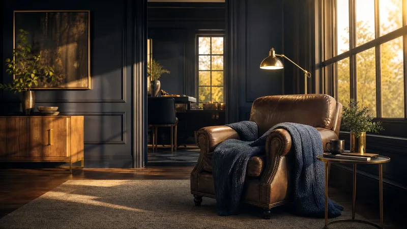 Sunlit sitting room with an armchair and blanket, How to Start a Non-Medical Home Care Business in Colorado